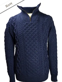 Sale Merino Wool Aran Troyer Sweaters