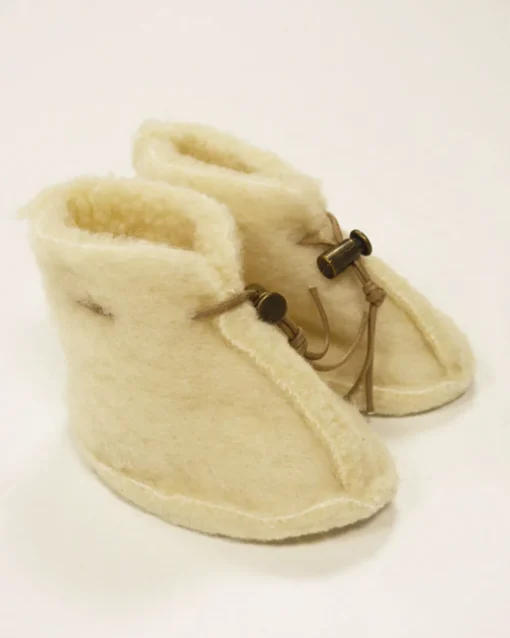 Best Sale Merino Wool Baby Booties - Natural White Kids Baby & Toddler