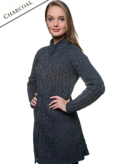 Cheap Merino Wool Flared Coat Women Cardigans, Jackets & Coatigans