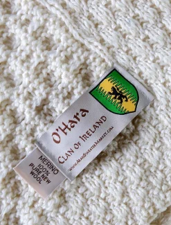 Sale O'Hara Clan Aran Throw Clan Throws