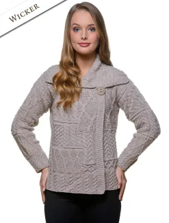 Best Sale Patchwork Cardigan with Collar Women Cardigans, Jackets & Coatigans