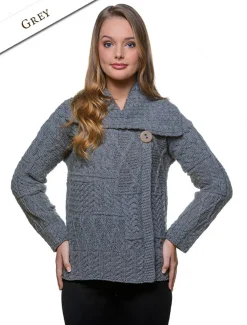 Best Sale Patchwork Cardigan with Collar Women Cardigans, Jackets & Coatigans