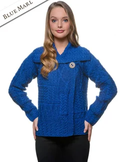 Best Sale Patchwork Cardigan with Collar Women Cardigans, Jackets & Coatigans