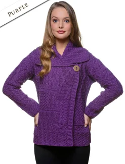 Best Sale Patchwork Cardigan with Collar Women Cardigans, Jackets & Coatigans