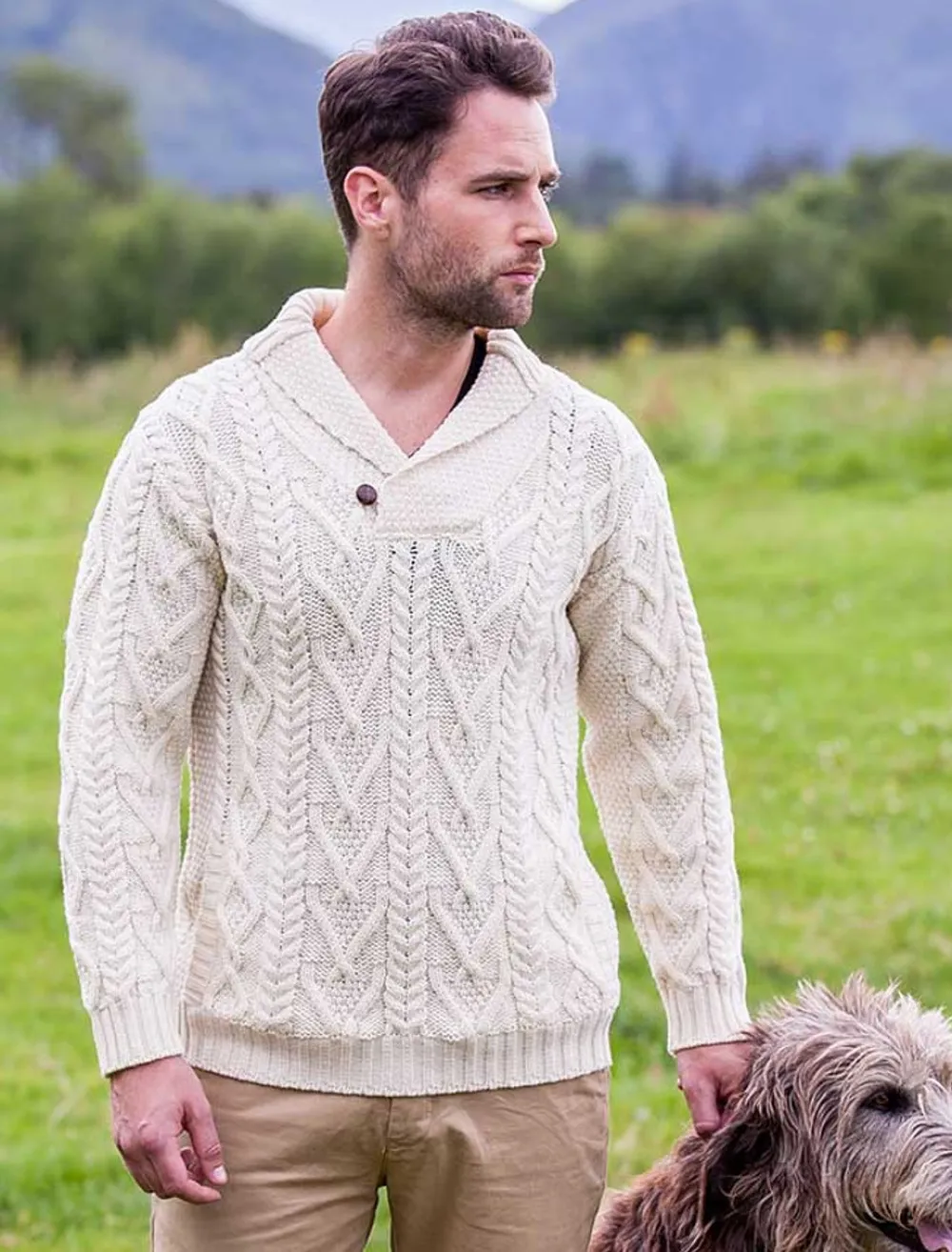 Best Sale Shawl Collar Sweater - One Button Fisherman Sweater Sweaters