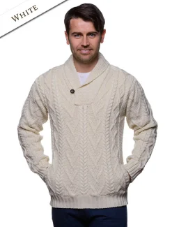 Best Sale Shawl Collar Sweater - One Button Fisherman Sweater Sweaters