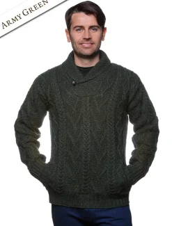 Best Sale Shawl Collar Sweater - One Button Fisherman Sweater Sweaters