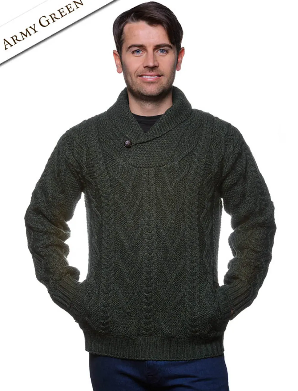 Best Sale Shawl Collar Sweater - One Button Fisherman Sweater Sweaters