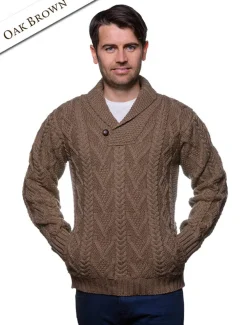 Best Sale Shawl Collar Sweater - One Button Fisherman Sweater Sweaters