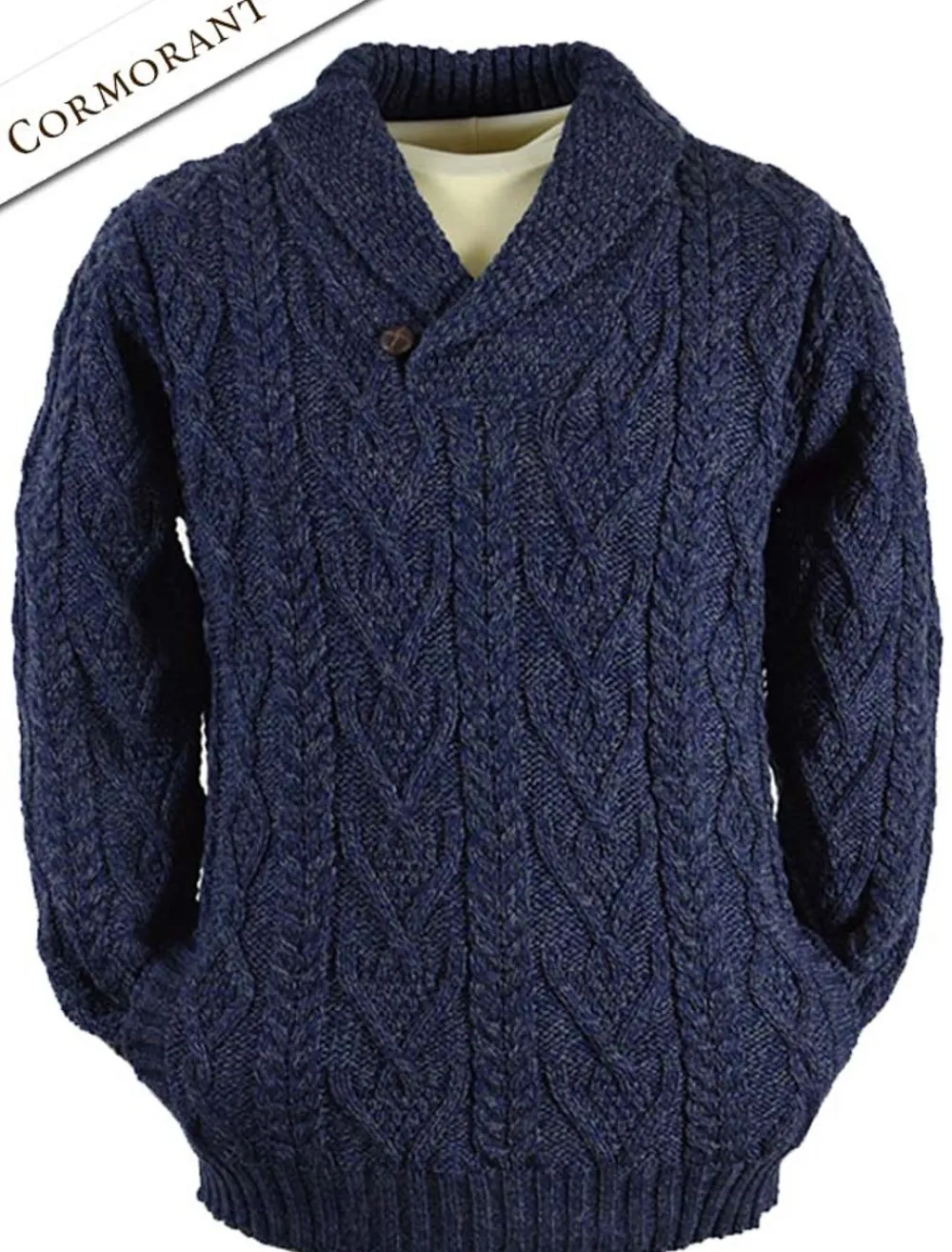 Best Sale Shawl Collar Sweater - One Button Fisherman Sweater Sweaters