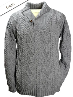 Best Sale Shawl Collar Sweater - One Button Fisherman Sweater Sweaters