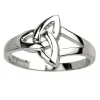 Sale Sterling Silver Plain Trinity Knot Ring Women Jewelry|Jewelry
