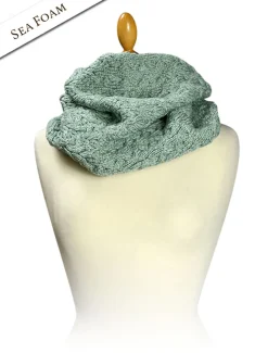 Clearance Super Soft Aran Infinity Scarf Women Knitted Wool Scarves