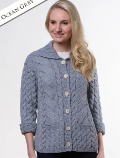Flash Sale Super Soft Luxury Button-Up Cardigan Women Cardigans, Jackets & Coatigans