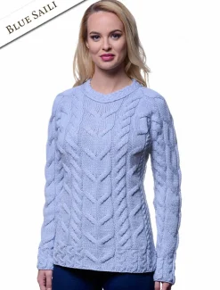 Clearance Super Soft Luxury Cable Knit Aran Women Sweaters