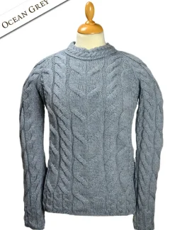 Clearance Super Soft Luxury Cable Knit Aran Women Sweaters