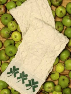 Flash Sale Three Shamrocks Merino Scarf Women Knitted Wool Scarves