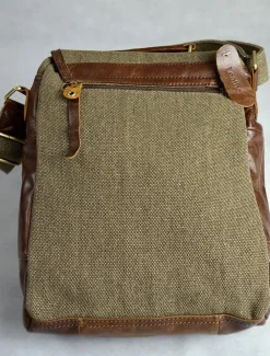 Store Traditional Tweed & Leather Bag with Handle Women Bags And Satchels|Bags And Satchels