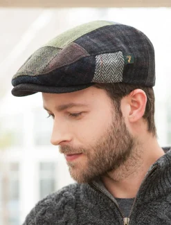 Clearance Trinity Flat Cap - Patchwork Original Irish Flat Caps