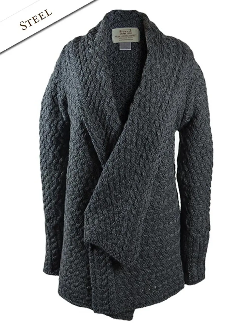 Outlet Waterfall Cable Cardigan Women Cardigans, Jackets & Coatigans
