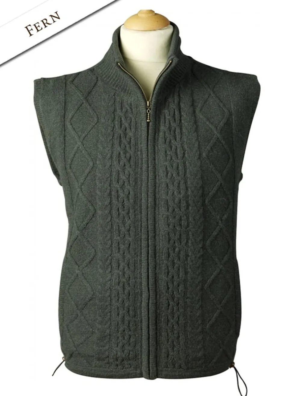 Fashion Windproof Aran Style Bodywarmer Cardigans, Jackets & Coats
