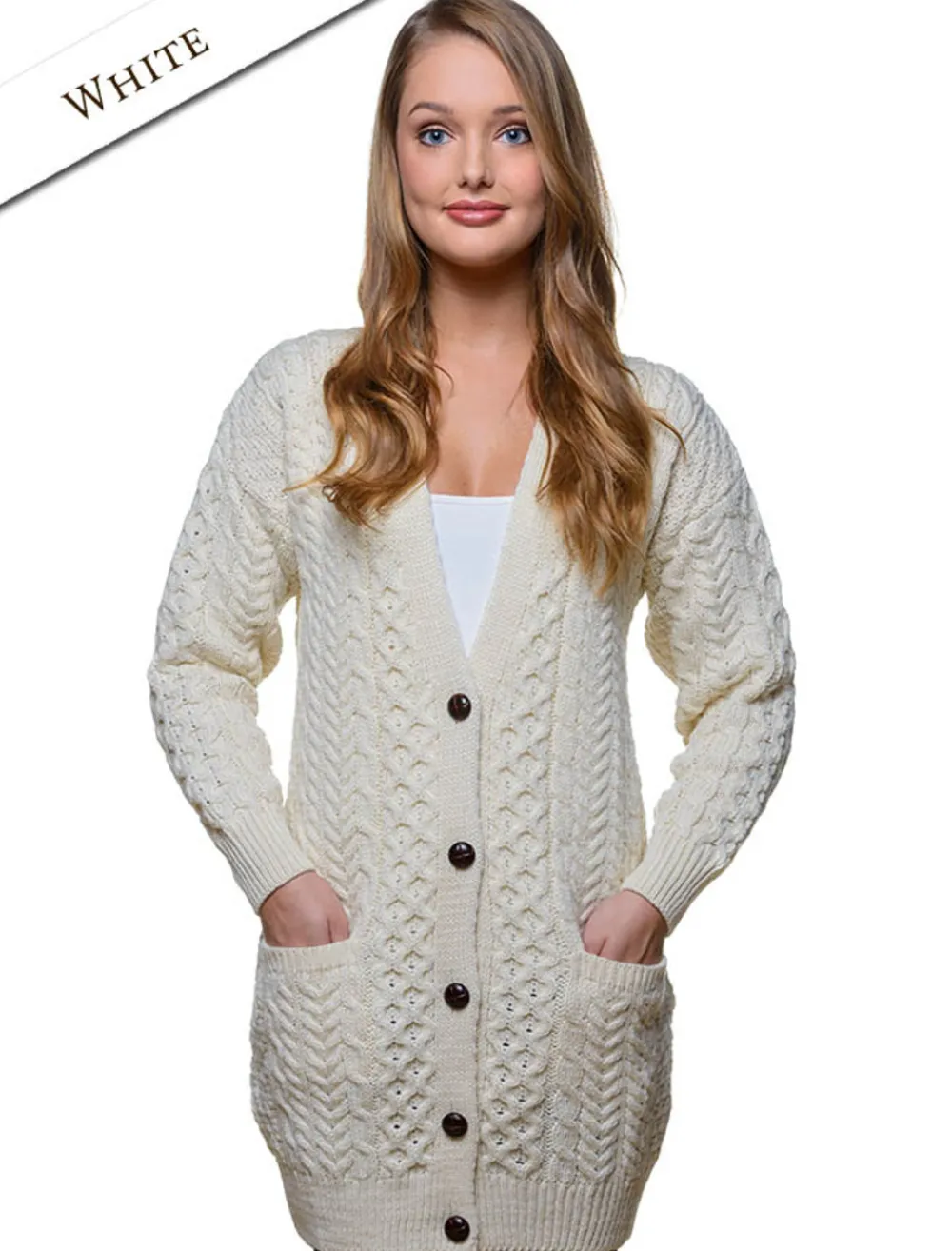 Hot Women's Boyfriend Merino Wool Cardigan Women Cardigans, Jackets & Coatigans