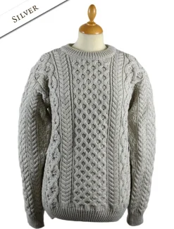 New Women's Oversized Wool Cashmere Aran Sweater Women Sweaters