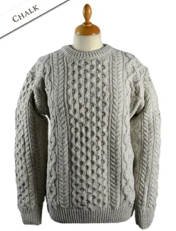 New Women's Oversized Wool Cashmere Aran Sweater Women Sweaters
