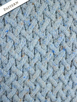 Discount Wool Cashmere Aran Trellis Sweater Women Sweaters