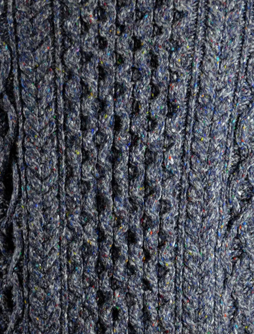 Sale Wool Cashmere Aran Troyer Sweater Sweaters