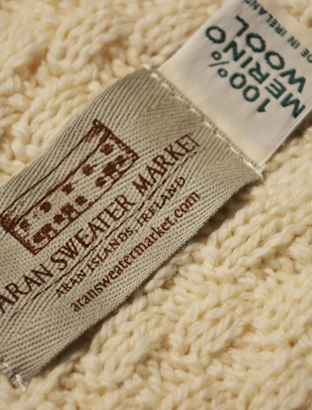 Clearance Wool Honeycomb Aran Throw Knitted Wool Throws