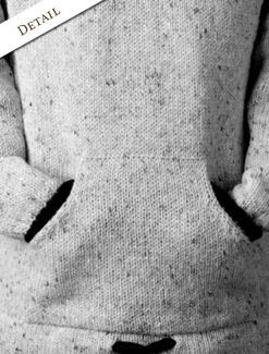 Shop Wool Hoodie with Pouch Pocket Women Sweaters